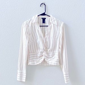 BCBG Stripe Blouse